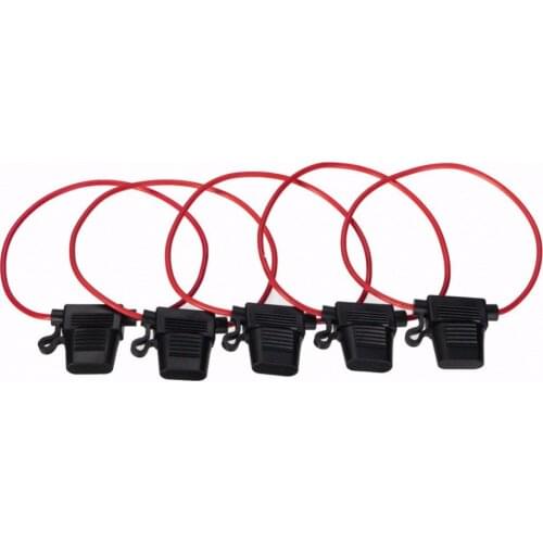 5X Waterproof Power Socket Blade Type In Line Car Boat Holders With 30A Fuse for car accessories