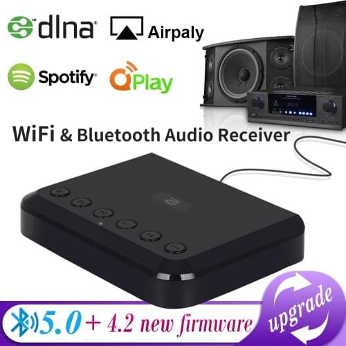 WIFI Wireless Audio Receiver Airplay DLNA Multi-room Wireless Music Adapter for traditional HiFi Speakers Spotify WR320