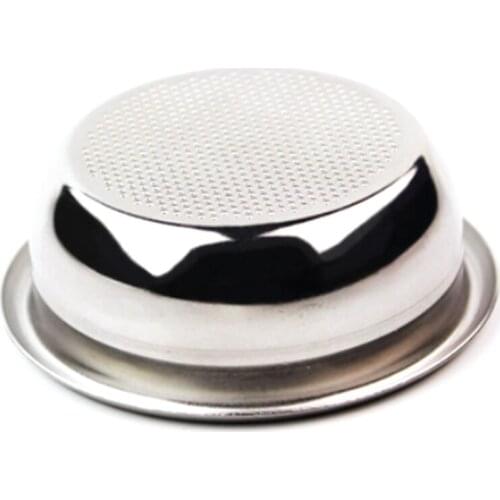 Stainless Steel Double Cup Powder Bowl 58mm, Suitable for Semi-Automatic Coffee Machine Blind Net Bowl