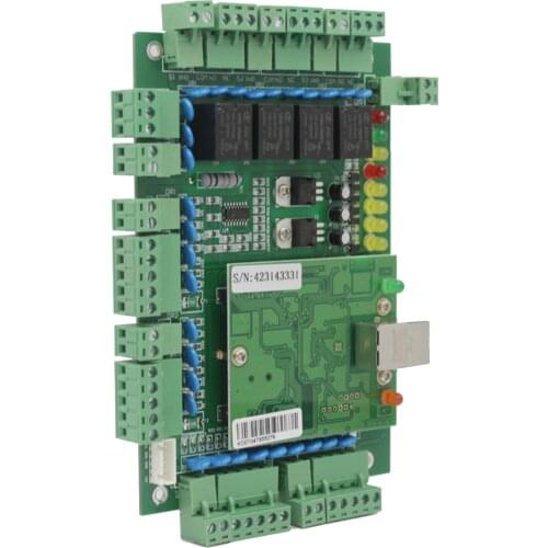 Four Door Network Access Control Panel Board With Software Communication Protocol TCP/IP Board Wiegand Reader for 1 2 4 Door