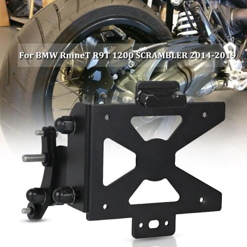 For BMW R NINET 1200 SCRAMBLER 2014 2015 2016 2017 2018 2019 R Nine T R9T 1200 SCRAMBLER Motorcycle License Plate Bracket Holder