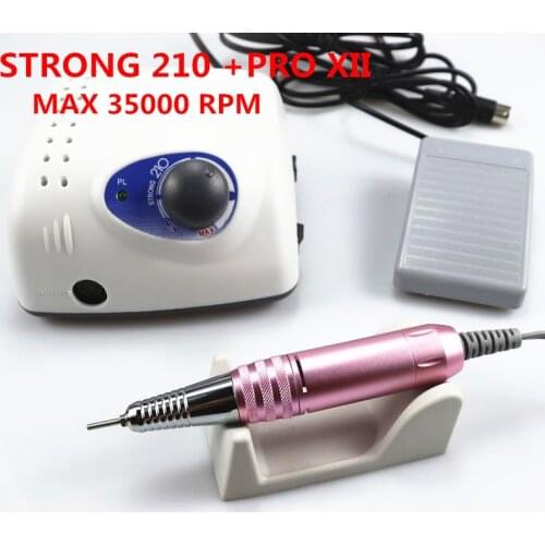 35000rpm Strong 210 Electric Nail Drill 65W Milling Machine for Manicure Pedicure Nail Drill Apparatus for Manicure Machine Tool