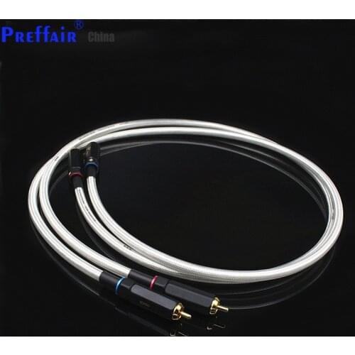 New HIFI QED Signature version Stereo Pair RCA Cable High-performance Premium Hi-Fi Audio 2rca to 2rca Interconnect Cable