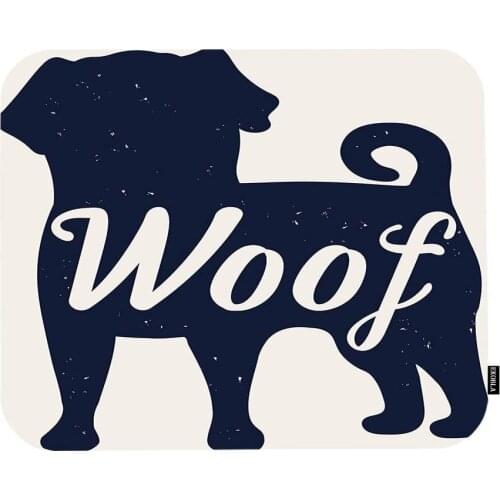 Hand Drawn Computer Square Padding Rubber Creative Personality Simple Pattern Blac Non-Slip Mouse Pad For Macbook Xiaomi Lenovo