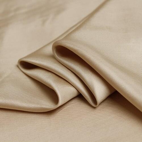 Red Raspberry Champaign Gold Twill High Gloss Cupro Fabrics 100%Cupro Garment Materials Women Dress Sewing Cloth Freeshiping