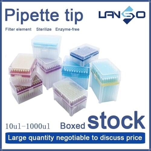 Laboratory Pipette Tips 10ul 20ul 50ul 100ul 200ul 1000ul Micropipette Disposable Plastic Pipette Tip Lab Equipment 96pcs/box