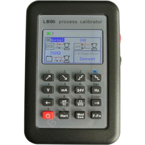 New Multifunction Process Calibrator LB06 MODBUS RTU Hart Communicator PT100 Frequency 4-20mA 0-10V Signal Calibrator