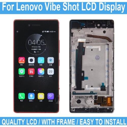5.0" New LCD For Lenovo Vibe Shot Z90 Z90a40 Z90-7 Z90-3 Display Touch Screen For Lenovo Vibe Max Repair Parts No Frame +Tool