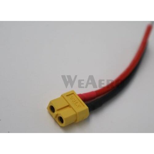XT60 Connector Female W/Housing 10CM Wire 12AWG
