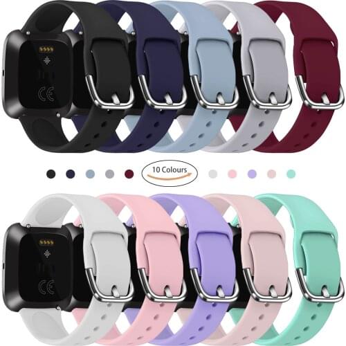 Replacement Band For Original Fitbit Versa/Versa 2 Soft Silicone Waterproof Wrist Accessories Watch Strap For Fitbit Versa 2