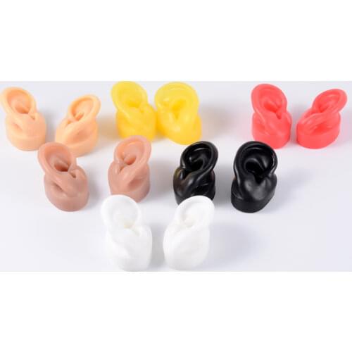 1Pc Brand New Silicone Ear Model Practice Piercing Tools Ear Stud Display Tool Body Jewelry