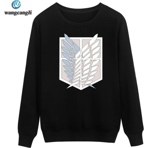 Japan Anime Attack On Titan Hoodies Sweatshirt Coat Halloween Party Eren Hoodie Costume Legion Clothing Pullover Tracksuit 4XL