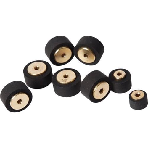 1pc Copper core pressure belt pully pinch roller wheel cassette deck audio recorder Copper shaft 8/10/13*8*6*2.0mm
