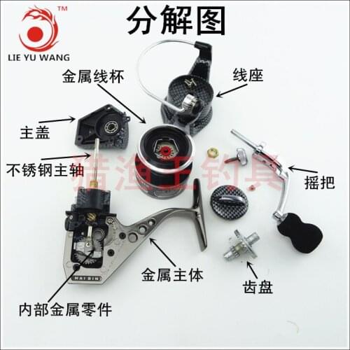 20pcs/lot SSG wholesale fish fishing reels spinning wheel all- metal body head round fishing fishing pole throwing throwing Reel