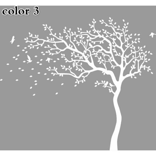 210*213CM 5 Colours Big Tree Wall Stickers Modern Home Living Room Bedroom Decor Wallpaper DIY Room Decoration Wallsticker Mural