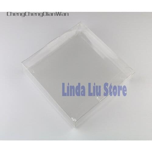 ChengChengDianWan 20pcs/lot Clear White Game Cartridge Case for Gameboy GBA GBC GB Boxed Game Plastic PET case