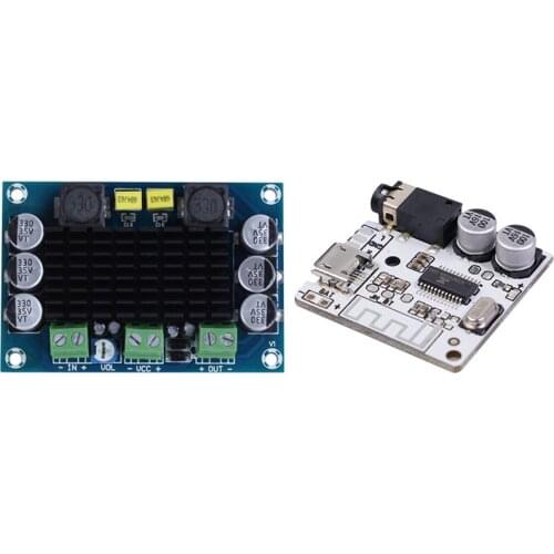 DC 12V-24V TPA3116 D2 100W Mono Channel Digital Audio Power Amplifier Board Car & Diy Bluetooth Audio Receiver Board
