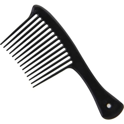 Black Axe Shape Hairstyling Comb In LongTeeth For Long Hair Professional Hair Braids Comb In Good Design Hairdressing Comb T007