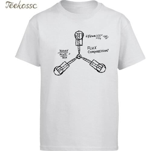 New Arrival Back To The Future Men T Shirt 2020 Summer Science Funny Mens Tshirt 100% Cotton High Quality Short Sleeve T-Shirt