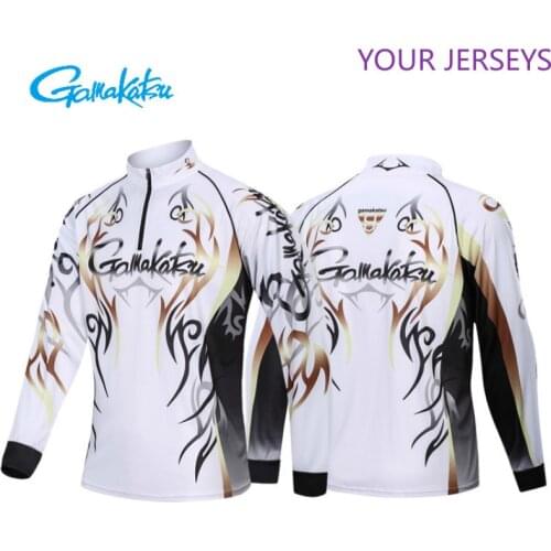 2021 New Gamakatsu Fishing Clothing Vests Quick-Drying Anti-UV Fishing Jacket Sports Long Sleeve Fishing Clothes DAIWA Pesca