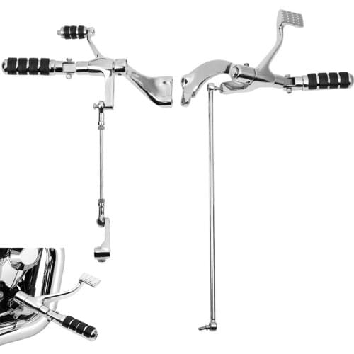 New For Sportster XLH 91-2003 Forward Controls Complete Kit Foot Pegs Levers Linkage Forward Controls Kit Pegs Levers