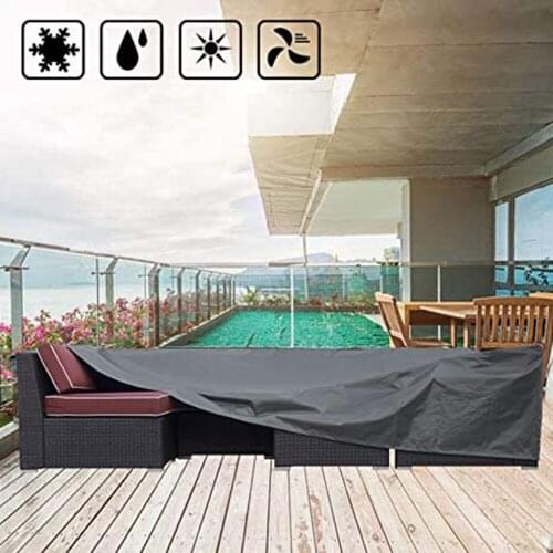 Rectangular Patio Furniture Covers Waterproof,Super Large Outdoor Sectional Furniture Set Cover for Outdoor Table Chair Sofa