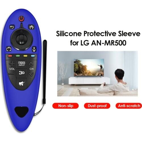 Silicone TV Remote Control Cover Shell Wireless Switch Protective Case Housing for LG AN-MR500 Controller 1pc