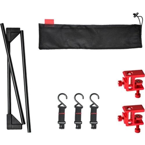 Outdoor Folding Camping Shelf Camping Hanging Racks Multi-purpose Use Storage Rack Cookware Eequipment Cookware Accessories