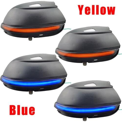 2Pcs Dynamic Steering Signal Led lamp Rear View Mirror Indicating Flash For VW Passat CC B7 Beetle Scirocco Jetta MK6 Euro PR