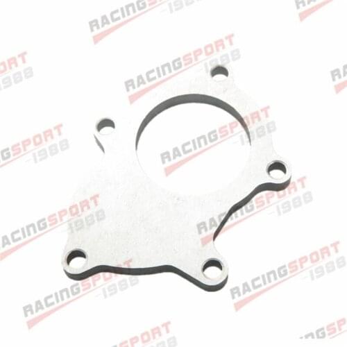 T3 T3/T4 5 BOLT TURBO OUTLET EXHAUST DOWNPIPE FLANGE ADAPTER MILD STEEL