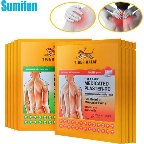 Thailand Tiger Balm Capsicum And Cool Medical Plaster Body Muscle Arthritis Rheumatism Pain Relief Patch Medical Plaster C1684