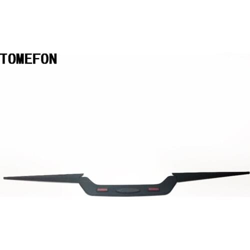 TOMEFON For TOYOTA HILUX REVO 2015 Black Rear Back Tail Trunk Lid Cover Exterior Styling Accessories