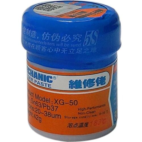 Weight 42g XG-50 Mechanic Welding Paste SMD SMT Soldering Iron Station Flux Sn63/Pb37 Repair