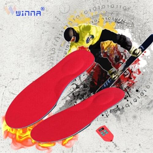 Winter USB unisex heating insoles to promote blood circulation, warm foot pads, skiing, riding, camping, heating foot pads