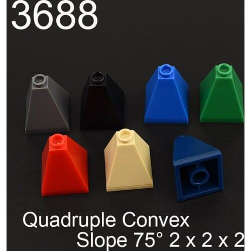 10pcs 3688 Slope 75° 2 x 2 x 2 high-tech Building block accessories parts MOC Construction DIY Education Build Toys Brick