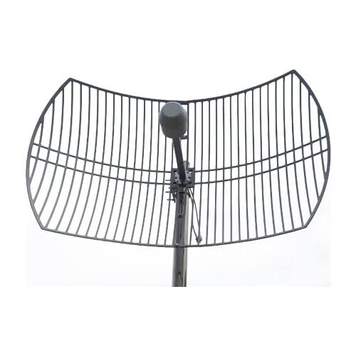 4g mimo antenna grid antenna 1700-2700MHz 2G 3G 4G LTE Outdoor Grid Antenna 2X24dBi External Antenna with N female connector