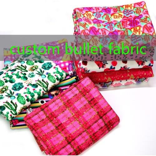 50*140cm Custom Bullet Textured Liverpool Fabric Printed DIY Tissue Kids Home Textile for Sewing Quilt Decoration Home