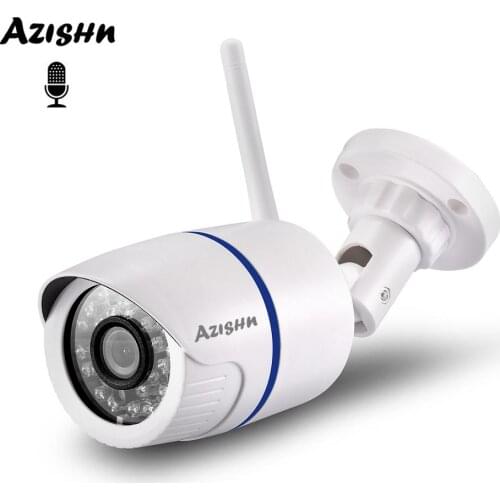 AZISHN 1080P 2.0MP Wifi IP Camera Audio 24IR Surveillance Waterptoof Onvif Wireless CCTV Camera With SD Card Slot XM530AI iCSee