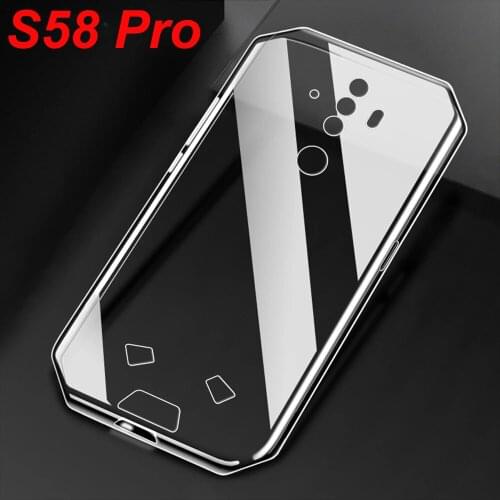 Case For Doogee S58 Pro Silicone Cover Soft TPU Matte Pudding Telefone Protector Shell On Doogee S58 Back Capa Clear Coque Funda