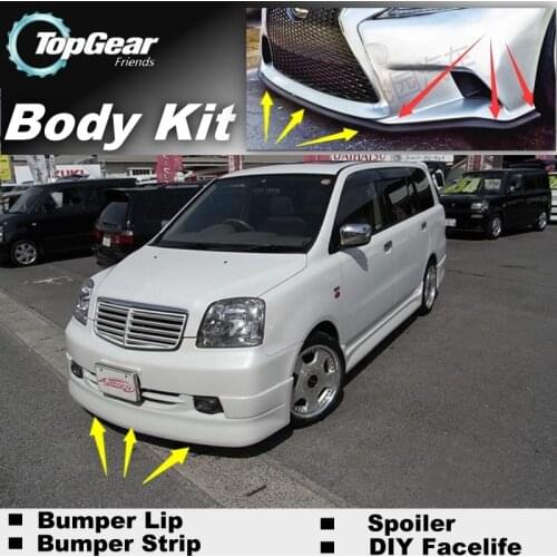 Bumper Lip Deflector Lips For Mitsubishi Dion Front Spoiler Skirt For TopGear Friends Car Tuning / Body Kit Wing / Strip