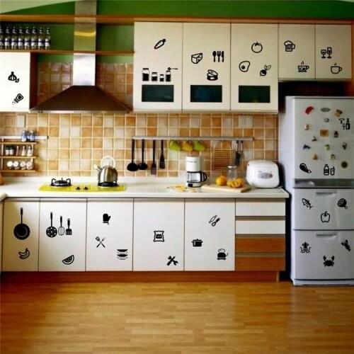 Kitchen Decoration Tools Wall Sticker Decals Home Decoration Removable Decal Wall Stickers Vinyl Kitchen Quote Art Decor