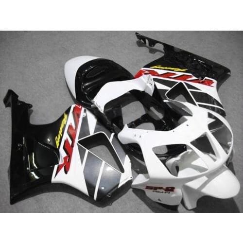 Custom Fairing kit for HONDA VTR1000 SP1 00 01 02 03 VTR VFR 1000 2000 2001 2003 ABS White black Fairings set+7gifts HZ06