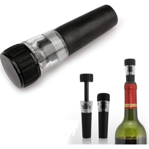 Red Wine Vacuum Bottle Stopper Champagne Bottle Preserver Air Pump Wine Vacuum Sealed Saver Kitchen Gadgets