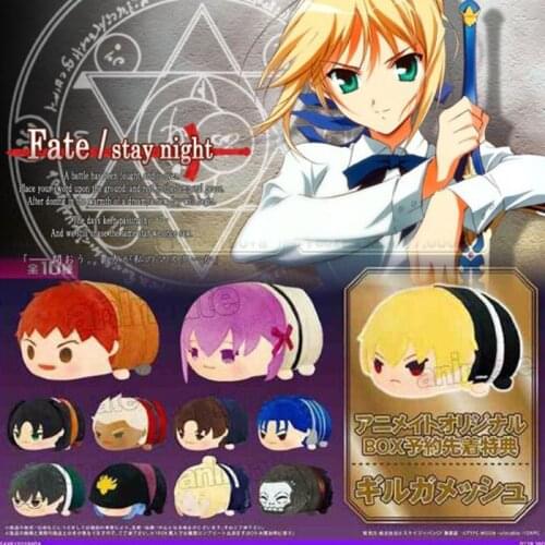 Fate/ Stay Night Hf Mini Pendant Mochi Mascot Berserker Caster Kuzuki Shin Assassin Kotomine Kirei Stuffed Doll Toy For Children