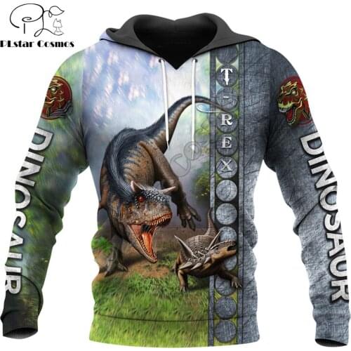 Love Dinosaur 3D All Over Printed Men Hoodie Unisex Deluxe Hoodies Sweatshirt Zip Pullover Casual Jacket Tracksuit KJ368