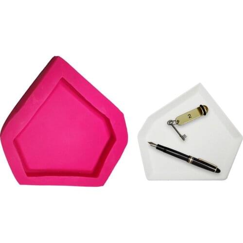 Irregular Edge Tray Clear Water DIY Silicone Plant Pot Mold Concrete Flower Pot Planter Clay Pot Molds Handmade Home Decor