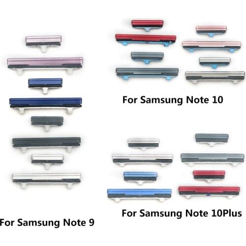New Side Keys Key Power and Volume Buttons Button For Samsung Galaxy Note 9 10 Plus Replacement Parts