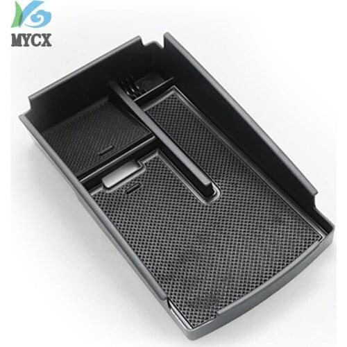 Car Organizer Fit For Volkswagen CC Passat B6 B7 Central Console Armrest Storage Box Glove Holder Container Bin Tray Styling
