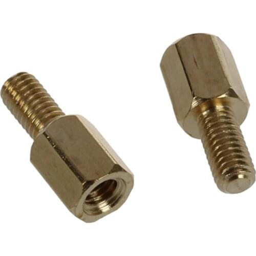 HHTL-50 Pcs M3 Male x M3 Female Hex Head PCB Standoffs Spacers 12mm Length