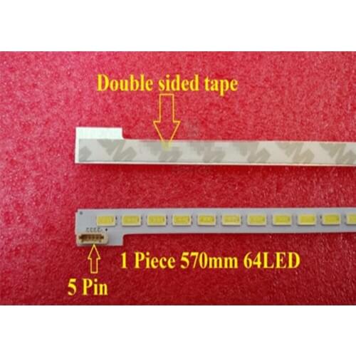 SSL460-3E1C LJ64-03471A LTA460HQ18 46"LED strip SLED 2012SGS46 7030L 64 REV1.0 1Piece=570mm*7mm*1.2mm 64LED